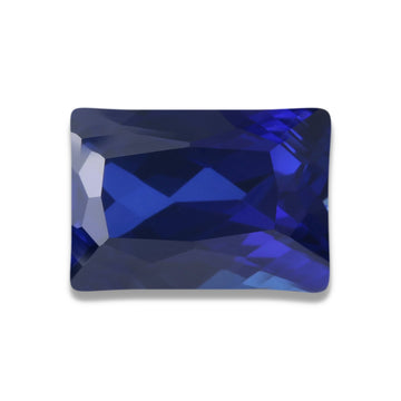 Radiant Synthetic Blue Sapphire Loose Gemstones